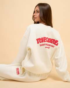 Ripcurl: RIP CURL Surf Puff Heritage Crew Cayenne