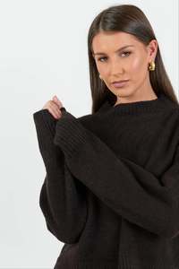 Stories Be Told: STORIES BE TOLD Forage Knit Chocolate