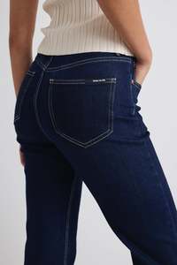 Stories Be Told: STORIES BE TOLD Farah Indigo Slight Flare Jean