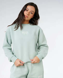 RIP CURL Surf Staple Relaxed Crew Mint