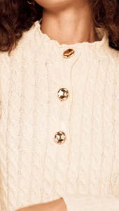 MINK PINK Sola Cable Knit Top