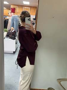MON RENN Elira Shirt Bitter Chocolate