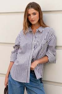 AMONG THE BRAVE You Got This Shirt Chocolate Stripe