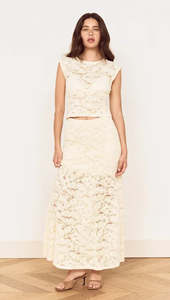 Mink Pink: MINK PINK Ophelia Lace Maxi Skirt