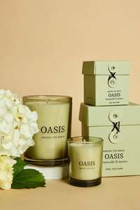 AMONG THE BRAVE Oasis Honeysuckle Jasmine 250g Soy Candle