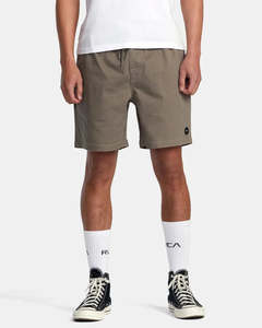 Rvca: RVCA Escape Elastic Walkshorts Mushroom