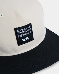 Rvca: RVCA Foreign 5 Panel Snapback Natural