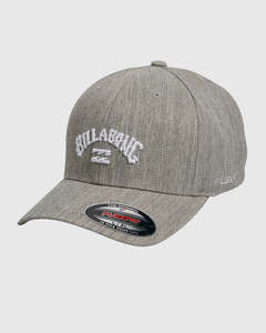 Accessories: BILLABONG Arch Flexfit Cap Light Greyheather