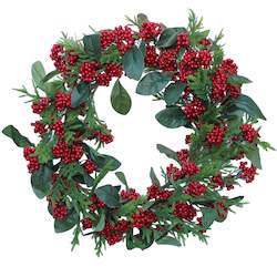 Wreaths Garlands And Flora: Red Berry Wreath