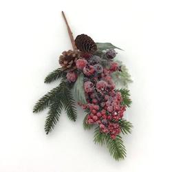 Wreaths Garlands And Flora: Red Berry Spray