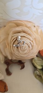 Products: Sterling Silver Heart Pendant with Wings & CZ Stones - The Chunky Jeweller