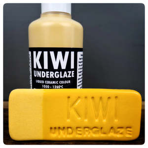 Glazes Copy 2: Kiwi Underglaze 100ml Amber Yellow