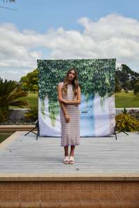 Thing Thing: Squiggle Tank Dress - Creamy Lilac