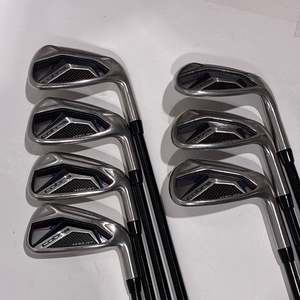 Irons: Cobra Aerojet Iron Set 6-P+G+S Stiff Flex