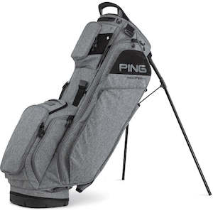 Bags: 2024 PING Hoofer 14 Way Bag - Heather Grey / Black