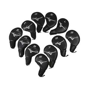 Accessories Others: 2025 Mizuno Tour Iron Headcovers - Black
