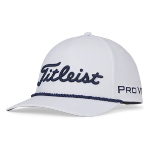 Titleist: 2024 Titleist Tour Performance Rope Cap - White/Navy