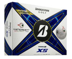Golf Balls: 2024 Bridgestone Tour B XS Mindset Golf Ball - White