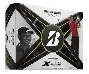 Golf Balls: 2024 Bridgestone Tour B X Tiger Golf Ball - White