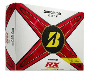 Golf Balls: 2024 Bridgestone Tour B RX Golf Ball - Yellow