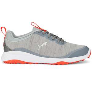 Puma Clothing: 2023 PUMA MENS FUSION PRO - COOL MID GREY / RED BLAST