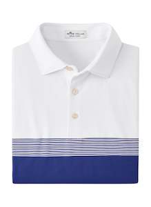 Peter Millar: 2023 Peter Millar Mens Belfast Polo - White