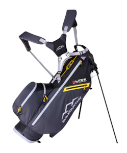 Golf Bags: 2025 Sun Mountain E-Lite Carry Bag - Black/Gold