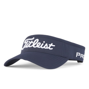 2025 Titleist Tour Performance Visor - Navy / White