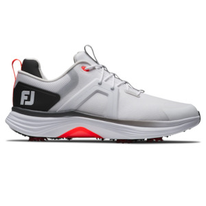 Shoes: 2025 FootJoy Men's Hyperflex Shoes - White/Black/Red