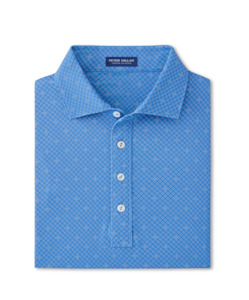 2025 Peter Millar Men's Bickett Performance Jersey Polo - Dark Blue