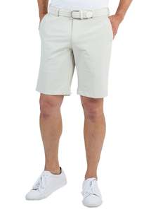 2025 IBKUL Men's Pull On Tailored Golf Shorts - Stone