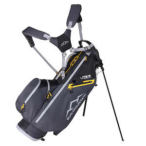 Products: 2025 Sun Mountain E-Lite 14 Way Carry Bag - Black/Steel/Gold