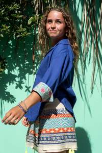 Womens Tops: SYDNEY Shirt Indigo