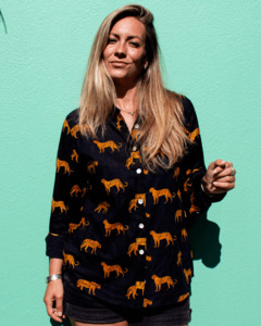LEOPARD Cotton Shirt