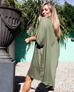 ALBA Maxi Shirt Olive