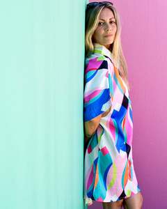 Womens Tops: ALBA Maxi Shirt Mirò