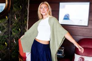 KOKO Cotton-Bamboo Drape Olive