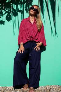 RASA Pants Blue Ink