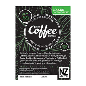 Naked Organic Pods - Nespresso Compatible- 60 Pack