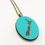 All: NZ Map Pendant
