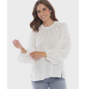 Leila Luca: Spirit Blouse - White (LL3448)