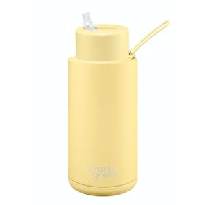 Ceramic Reusable Drink Bottle - Buttermilk (1litre)
