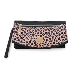 Nappy Bag Change Mats: Roundabout Change Clutch - Leopard