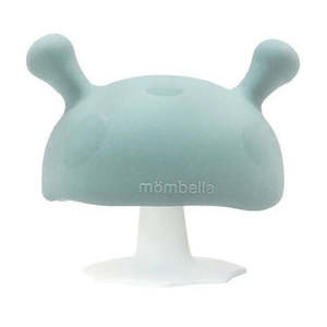 Mombella Soothing Mushroom Teether - Iron Green