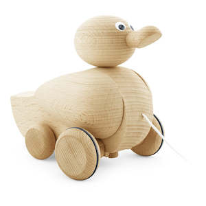 Miva Vacov: Wooden pull Along Quacking Duck - Gigi