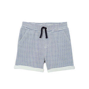Milky: (D) Stripe Fleece Short