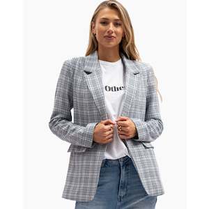 The Others: The Check Blazer - Blue Check