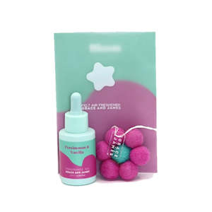 Room Fragrance: Bloom Collection - Persimmon & Vanilla Felt Air Freshener