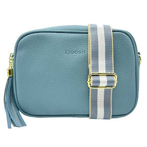 Handbags: Ruby Sports Cross Body Bag - Dusty Blue