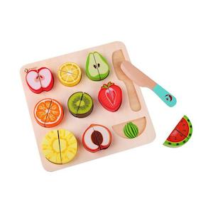 Puzzles Books: Wooden Cutting Fruit Puzzle